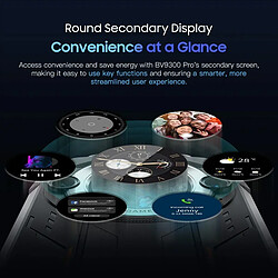 Téléphone portable robuste Blackview BV9300 Pro, processeur Helio G99, Android 13, 12 Go de RAM et 256 Go de stockage