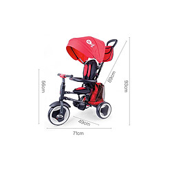 Tricycle Qplay Rito Plus Rouge