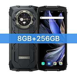 Téléphone portable robuste Blackview BV9300 Pro, processeur Helio G99, Android 13, 8 Go de RAM et 256 Go de stockage