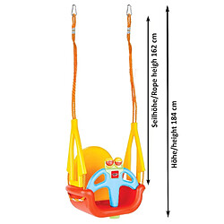 Jamara Balançoire Grow with me 3en1 rouge