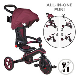 Avis Globber Trike explorer Foldable 4 en 1 bordeaux