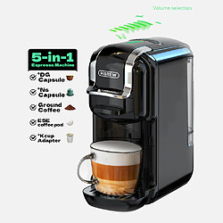 Machine à Café Multi-Capsules Programmable HIBREW H2B Noir