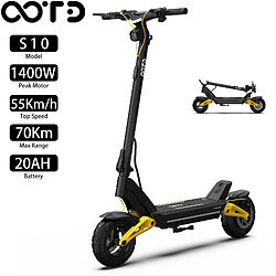 Trottinette électrique Pliable OOTD S10 1400W Moteur 55Km/h Max Vitesse 20AH Portée 70Km