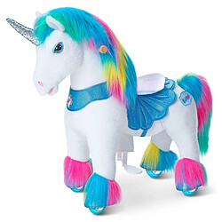 Ponycycle Cheval porteur licorne enfant - Bleu