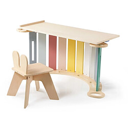 Elineli Balançoire Montessori 6 en 1 - Jaune