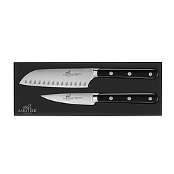 Avis Coffret préparer office 9cm + mini santoku 12cm - 764180 - Egide - LION SABATIER