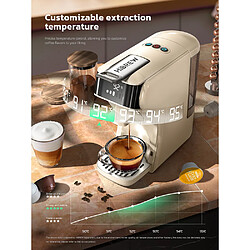 Machine 6 En 1 Multi-capsules 20 Bar HIBREW H1B Beige