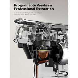 Cafetière à Dosettes - Pression 6 En 1 - 20 Bars HIBREW H1B Noir