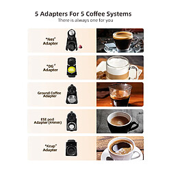 Acheter Machine à Café Multi-Capsules Programmable HIBREW H2B Noir