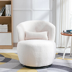 Okwish fauteuil de bureau pivotant - Blanc