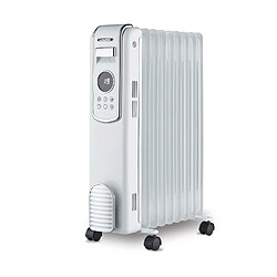 Radiateur bain d'huile 2000w blanc - SCHV909B - SCHOLTES