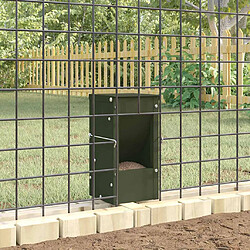 Acheter vidaXL Distributeur pour lapins Vert olive 12,5 x 12,5 x 25 cm