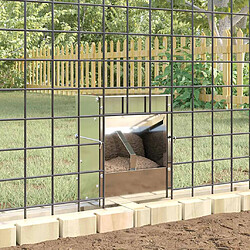 Acheter vidaXL Distributeur pour lapins Argent 20 x 12,5 x 25 cm