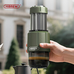 Machine à Expresso Portable HiBREW 2 En 1 Pour Capsules Et Café Moulu Cafetière à Piston H4D