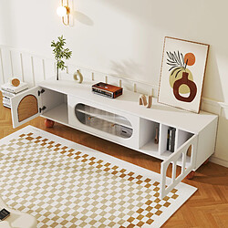 Acheter Blossom paris Meuble TV imitation rotin - Blanc