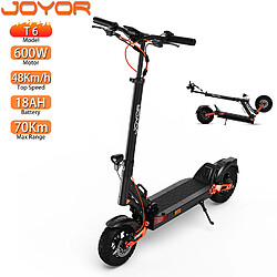 Trottinette électrique Pliable Joyor T6 Moteur 600W 48V 18AH Max Autonomie 70Km Noir