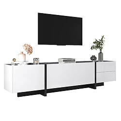 Acheter Blossom paris Meuble TV minimaliste - Blanc et noir