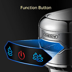 Machine à Expresso/Cappuccino Semi-Automatique 19 Bars HIBREW H11 Argent