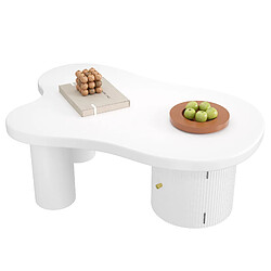 Blossom paris Table basse ronde - Blanc