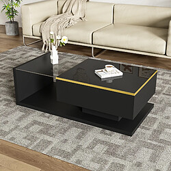 Blossom paris Table basse rectangulaire - Noir