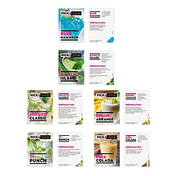 Paris Prix Coffret Cocktail 9 Pièces Rhumerie 16cm Transparent