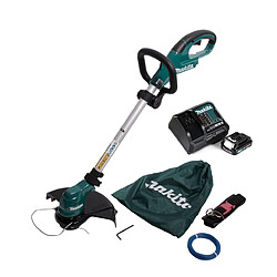 Makita UR 100 DSA1 Coupe-bordures sans fil 10,8V + 1x batterie 2,0Ah + chargeur + 1x tête à fil et accessoires