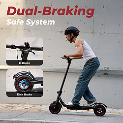 Trottinette électrique Pliable iScooter W5 Moteur 350W 7.8AH Max Autonomie 30Km Noir pas cher