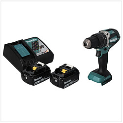 Makita DHP 484 RM Perceuse-visseuse à percussion sans fil 18 V 54 Nm Brushless + 2x batterie 4,0 Ah + chargeur 