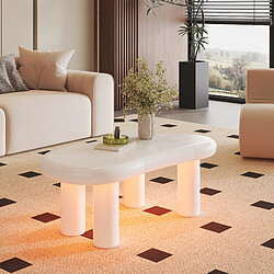 Blossom paris Table basse nuage - Blanche