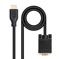 Câble VGA NANOCABLE 10.15.4602 Noir 1,8 m