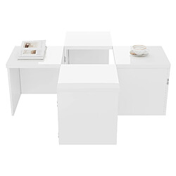 Avis Blossom paris Table basse ronde - Blanc
