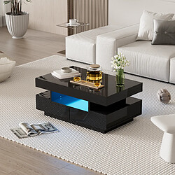 Blossom paris Table basse ronde LED - Noir