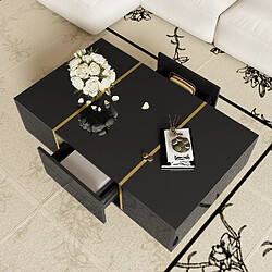 Blossom paris Table basse ronde - Noir