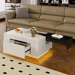 Blossom paris table basse LED - Noir et blanc