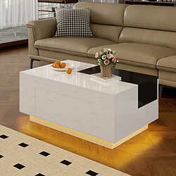 Blossom paris table basse LED - Noir et blanc
