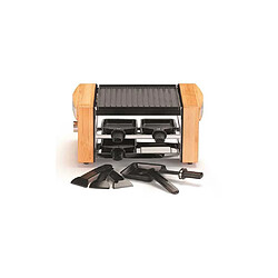 Appareil à raclette 4 personnes 750w - KC.WOODLUX4 - KITCHEN CHEF