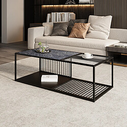 Blossom paris Table basse acier - Noir