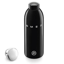 Gourde isotherme 0.5l en acier inoxydable noir - WBF01BL - SMEG