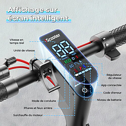 Acheter Trottinette électrique Pliable iScooter W7 Moteur 350W 7.8AH Max Autonomie 30Km Noir