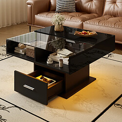 Blossom paris table basse LED modulable - Noir