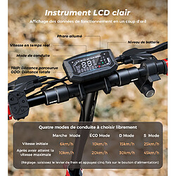 Avis Trottinette électrique Pliable iScooter ix4 10" Moteur 800W 48V 15AH Max Autonomie 45km Noir