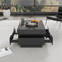 Blossom paris Table basse ronde LED - Noir