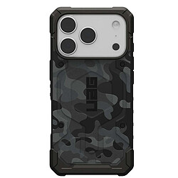UAG Coque iPhone 17 Pro Pathfinder MagSafe Midnight Camo SE Ultra Résistant Noir