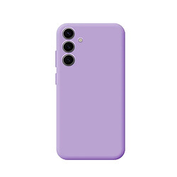 Kit De Film En Verre Trempé À Coque Complète 5D + Coque En Silicone Liquide PHONECARE Pour Samsung Galaxy S25 FE - Violet