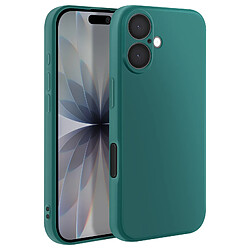 Avizar Coque pour iPhone 17 en Silicone Souple Ultra Résistant Vert foncé