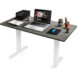 Duronic TT140 GY Plateau pour Bureau Assis Debout de 140 x 60 x 2 cm | Compatible avec la plupart des Structures Assis Debout | Idéal pour Poste de travail à domicile ou bureau