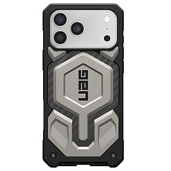 UAG Coque pour iPhone 17 Pro Max Compatible MagSafe Série Monarch Pro Gris