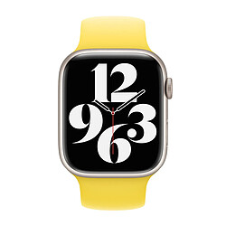 Bracelet Boucle unique en Silicone pour Apple Watch | 38/40/41/42 mm - Taille 9 - Canary Yellow