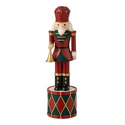 Paris Prix Bougeoir de Noël Casse-Noisette 32cm Rouge