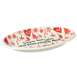 Paris Prix Assiette de Présentation de Noël Bakery 55cm Rouge